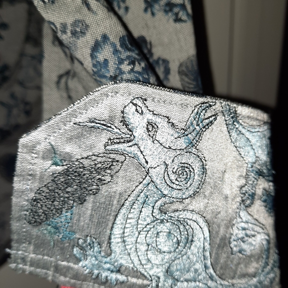 Robert Graham-Knowledge Wisdom, Truth, Gray/Blue Shirt Flip Cuffs, Men's Size XL - Picture 9 of 14